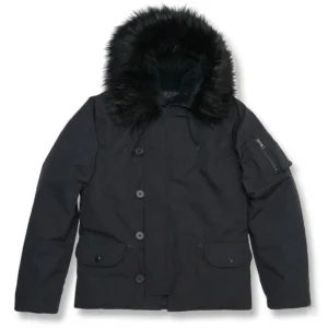 Hound wolf squad black cotton jacket