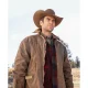 Jamie dutton brown leather jacket