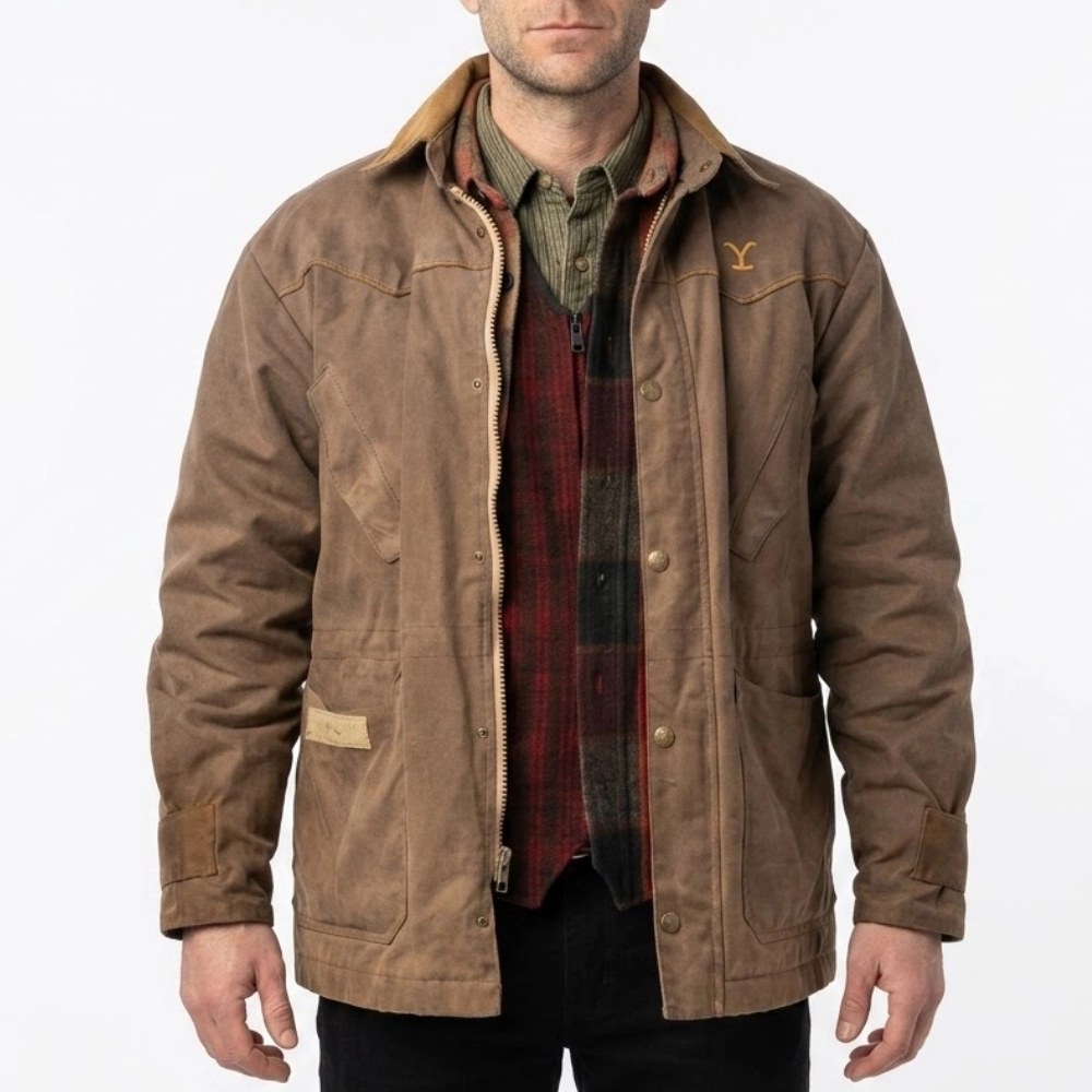 Jamie dutton yellowstone leather jacket