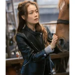 Joey Yung Ride On Black Leather Jacket