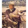 John wayne brown vest