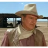 John wayne leather vest