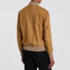 Josh groban suede leather bomber jacket