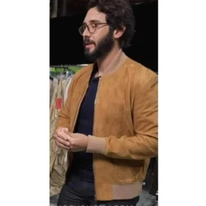 Josh groban suede leather jacket