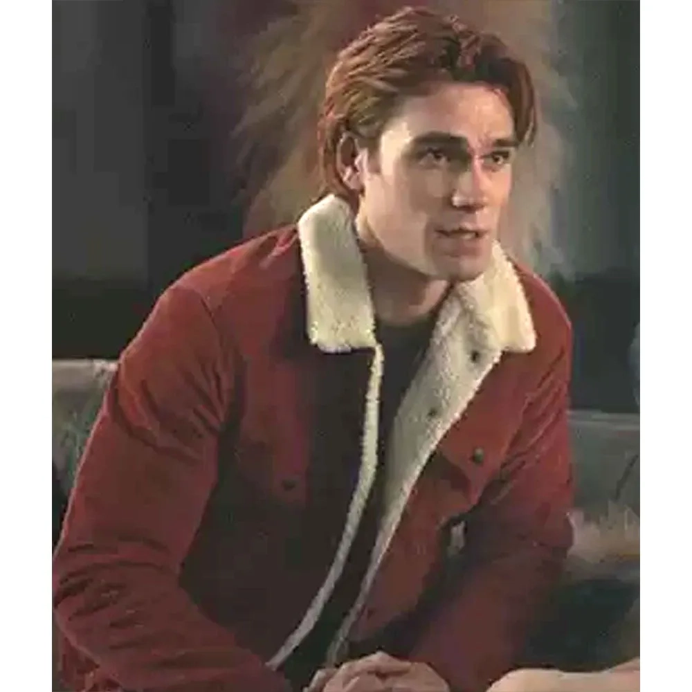 Kj apa corduroy sherpa jacket
