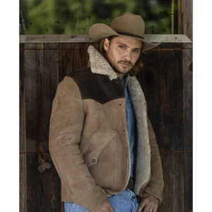 Kayce dutton suede leather jacket