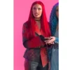 Kylie cantrall leather blazer jacket