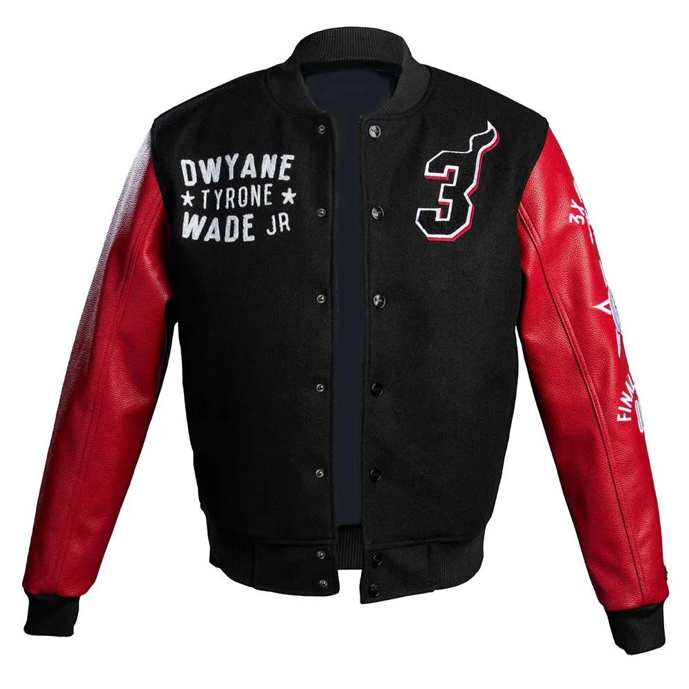 L3gacy dwyane wade woolleather jacket