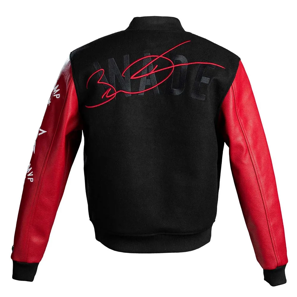 L3gacy dwyane wade woolleather letterman jacket