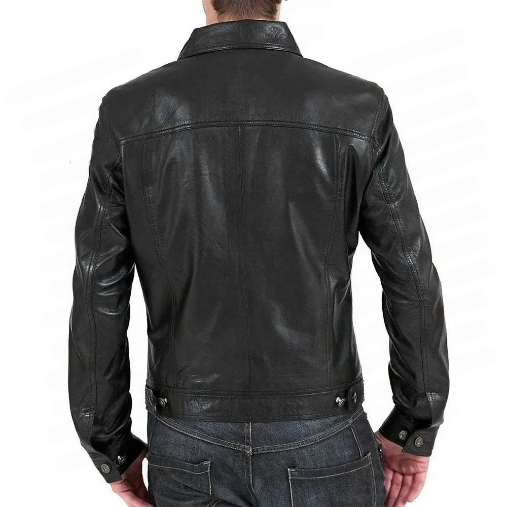 Last light leather jacket