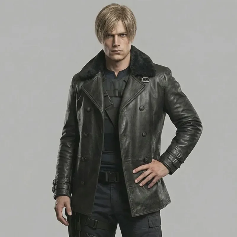 Leon s kennedy black jacket