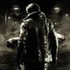 Leon s kennedy black leather jacket