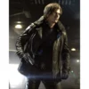 Leon s kennedy resident evil 9 black leather jacket