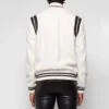 Live with kelly ryan teddy varsity jacket