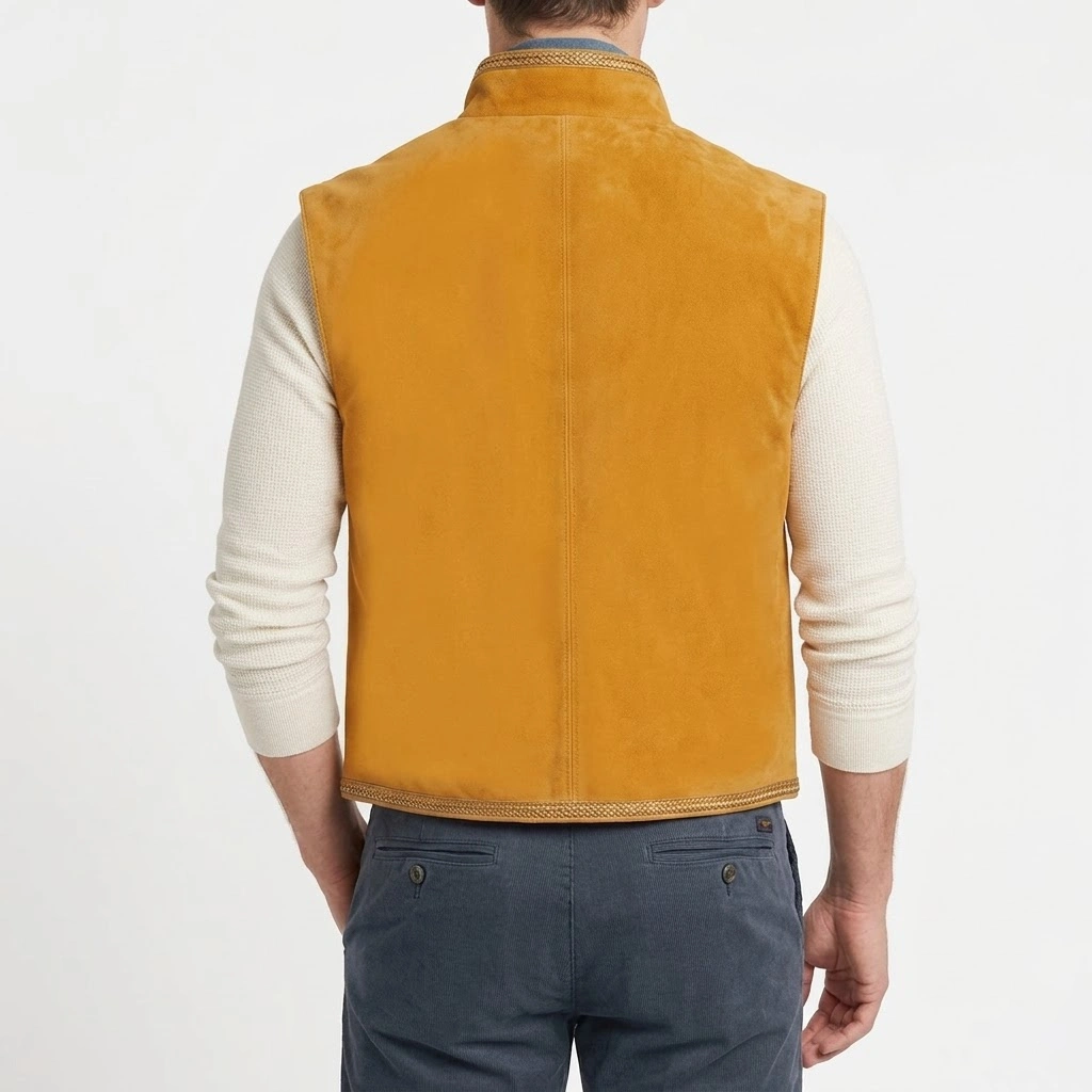 Luis madrigal vest yellow