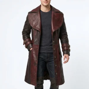 Maddox hatter maroon coat