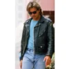 Miami vice black leather jacket