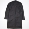 Michael gray peaky blinders black wool coat