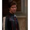 Michael trucco black leather jacket