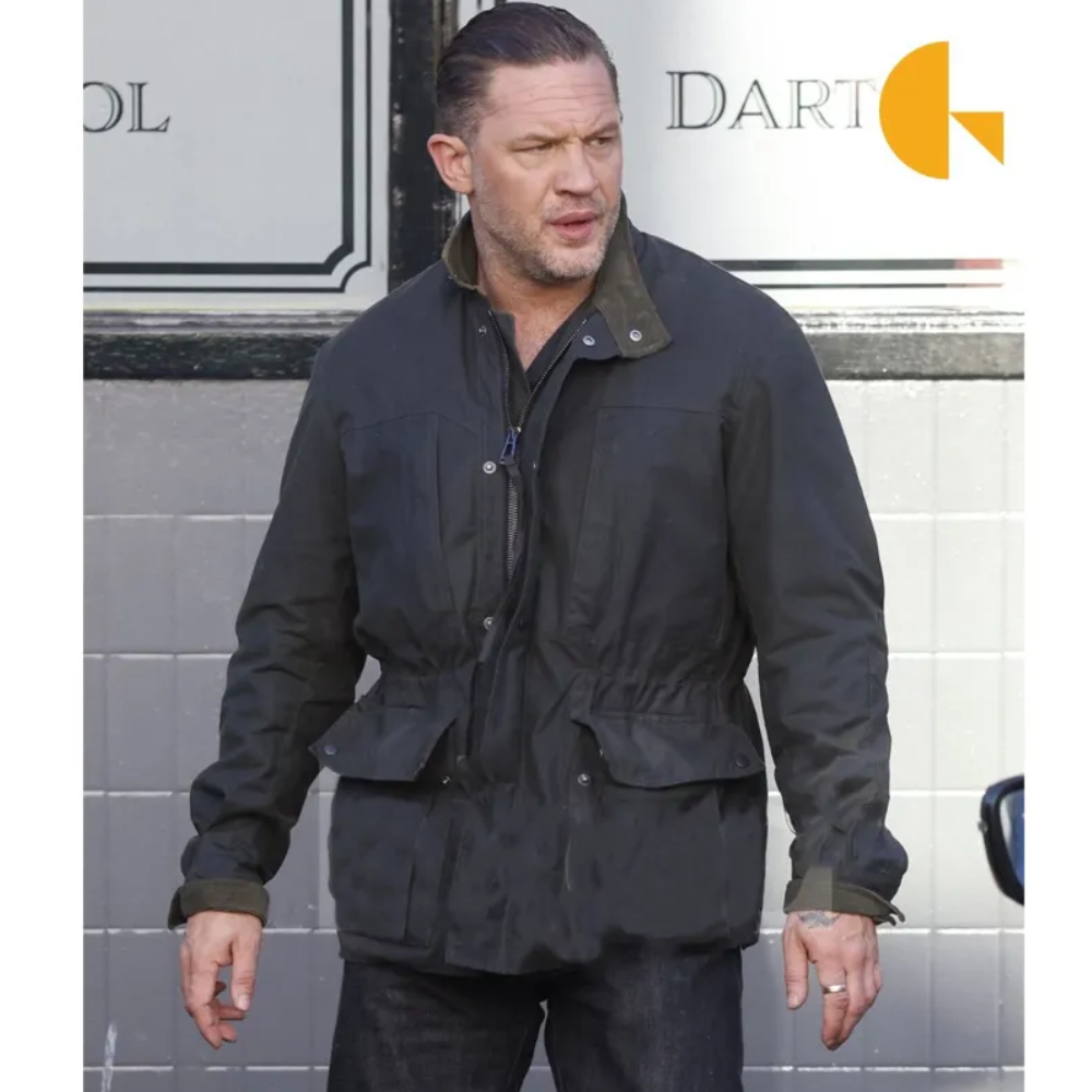 Mobland tom hardy black cotton jacket