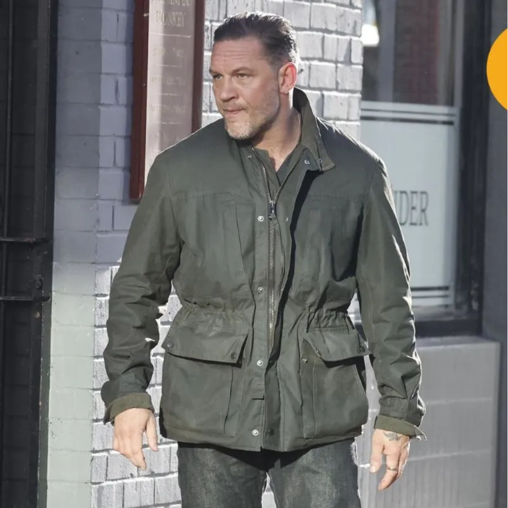 Mobland tom hardy black jacket