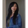 Monica dutton denim blue yellowstone jacket