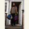 Monica dutton hooded brown cotton jacket