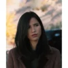Monica dutton yellowstone suede brown coat