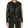 News daily pop biker jacket