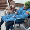 One piece mackenyu puffer coat