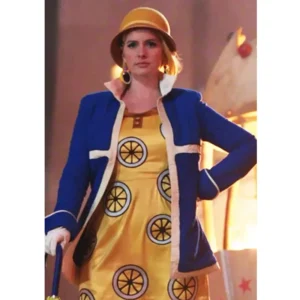 One piece miss valentine blue cotton jacket