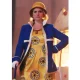 One piece miss valentine blue cotton jacket