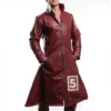One piece mr 5 maroon coat