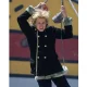 One piece sanji shearling jacket