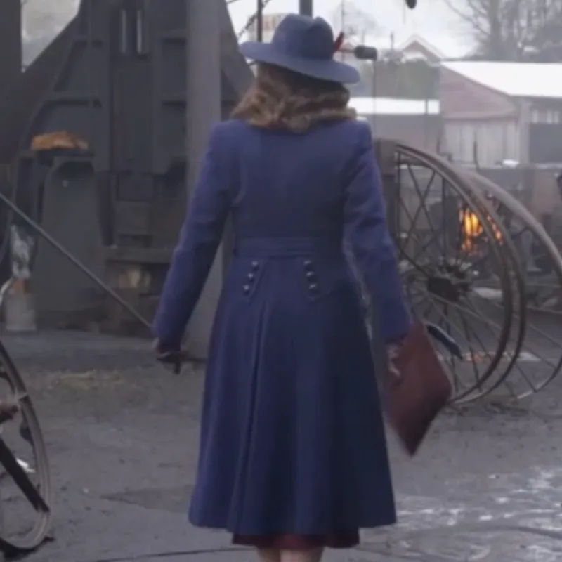 Peaky blinders ada shelby blue coat