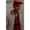 Pizza boy white jacket