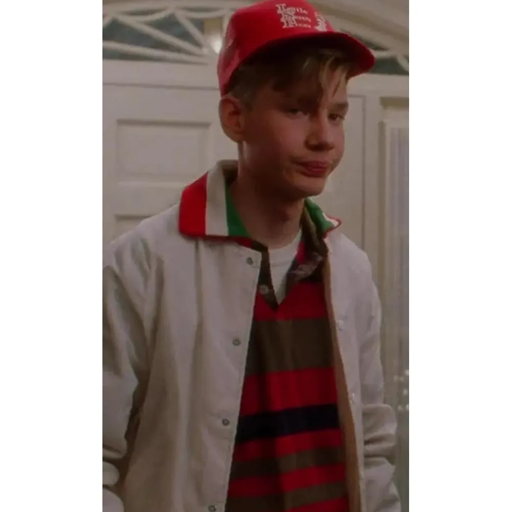 Pizza boy white jacket