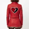 Princess red leather jacket