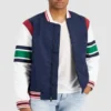 Ravens home issac ryan polyester bomber jacket
