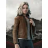 Resident evil 9 grace ashcroft brown leather jacket
