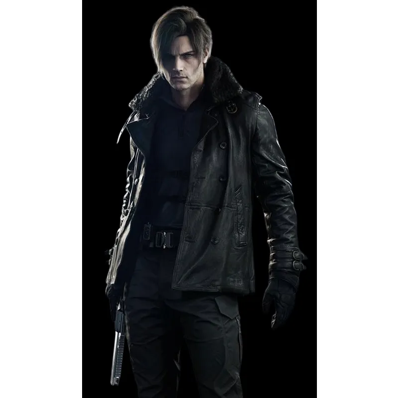 Resident evil 9 leon s kennedy black jacket