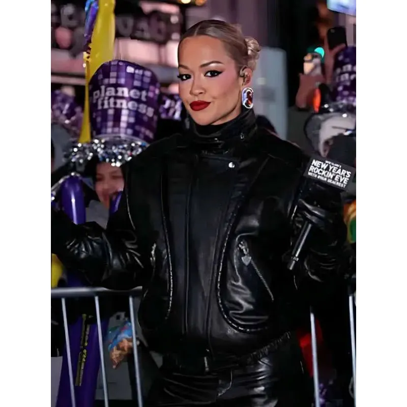 Rita ora nyc black jacket 1