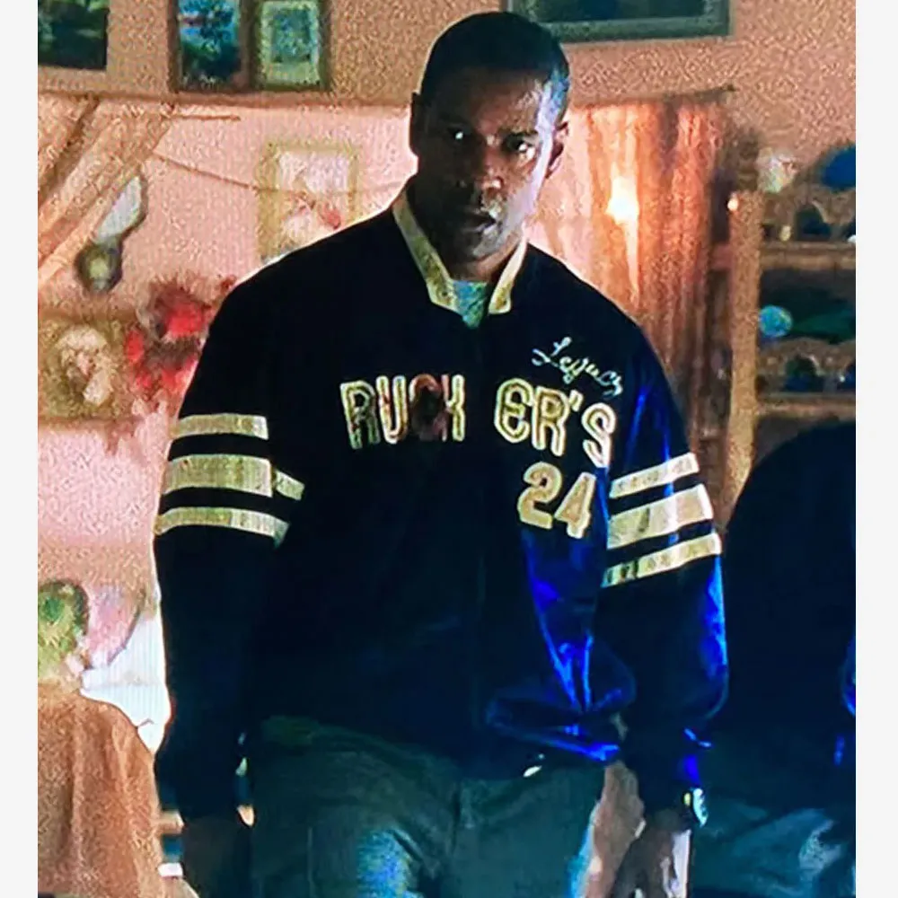 Ruckers 24 blue varsity jacket