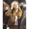 San diego padres emma stone brown satin acket