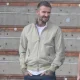 Save our squad david beckham bomber leather jacket