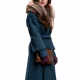 Sophie rundle peaky blinders s05 fur blue coat