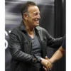 Springsteen black leather jacket