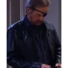 Stephen nichols black leather jacket