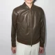 Succession jeremy strong brown leather jacket