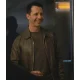 Succession s04 jeremy strong brown leather jacket